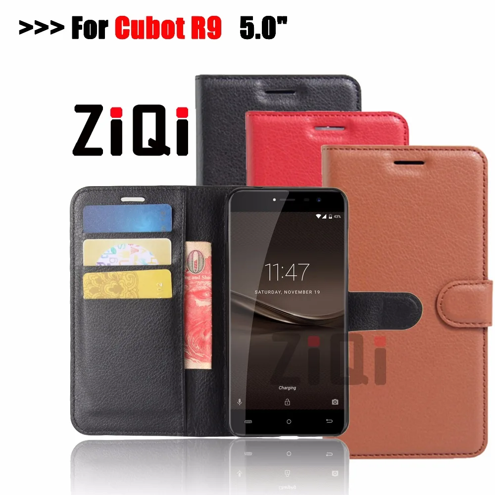 ZiQi New For Cubot R9 R 9 5.0'' Dinosaur Case Luxury Flip Leather Stand PU Cover Shell |