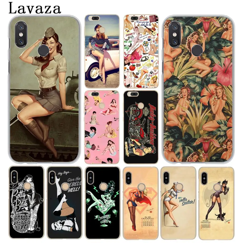 Чехол для телефона Lavaza PinUp Girls Xiaomi MI 10 9 9T CC9 CC9E A3 Pro 8 SE A2 Lite A1 pocophone f1 6