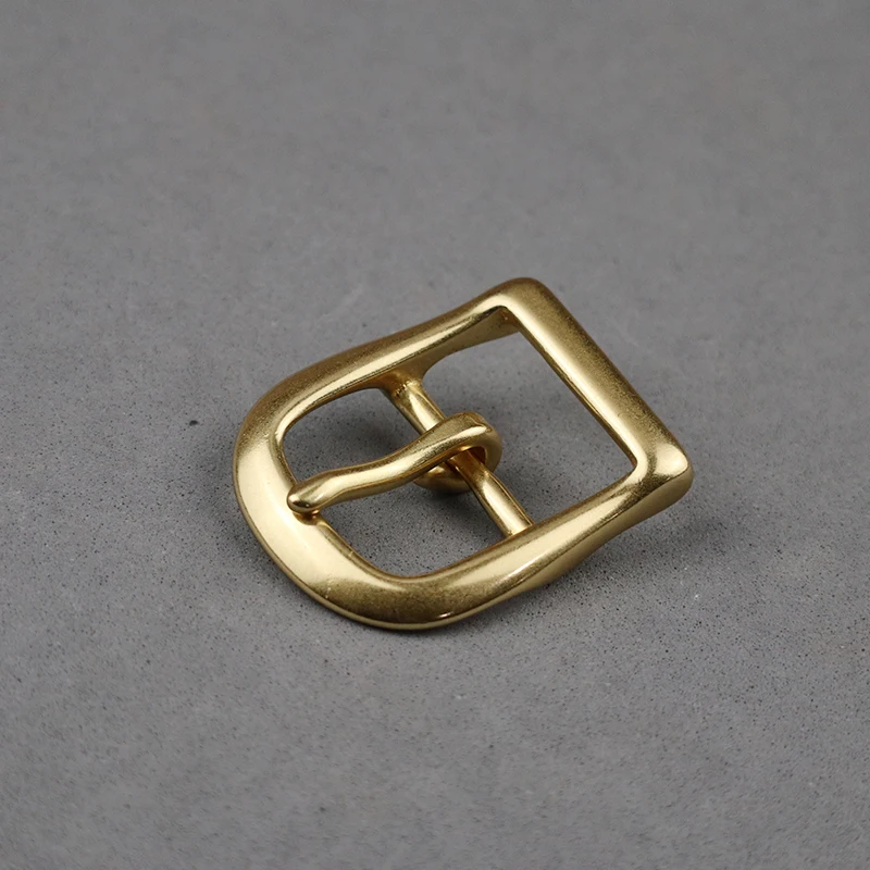 Leathercraft Hardware 25mm BOR Solid Brass Belt Buckle For Men Classic