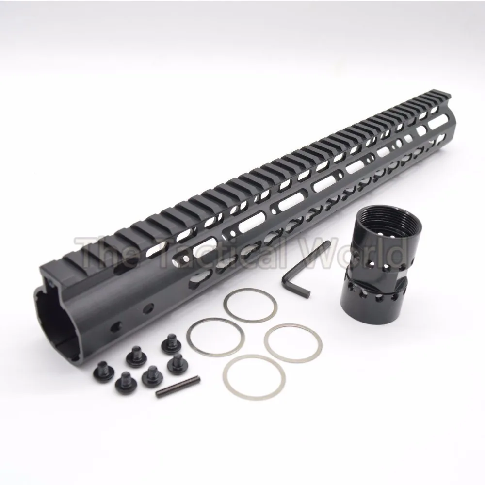 

Tactical Hunting Airsoft 7'' 9'' 10'' 12'' 13.5'' 15" Inch AR-15 M4 M16 Handguard Float Keymod Rifle Scope Mount Rail Accessory
