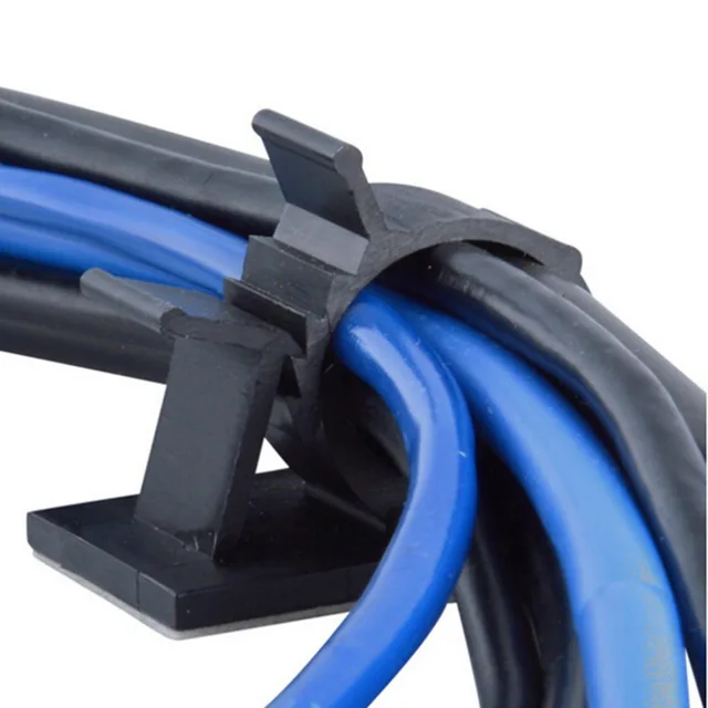 10pcs 25mm circle self adhesive sticky fixed mount base adjustable Wiring Harness Glue 10pcs 25mm circle self adhesive sticky fixed mount base adjustable wire harness clamp cable clip