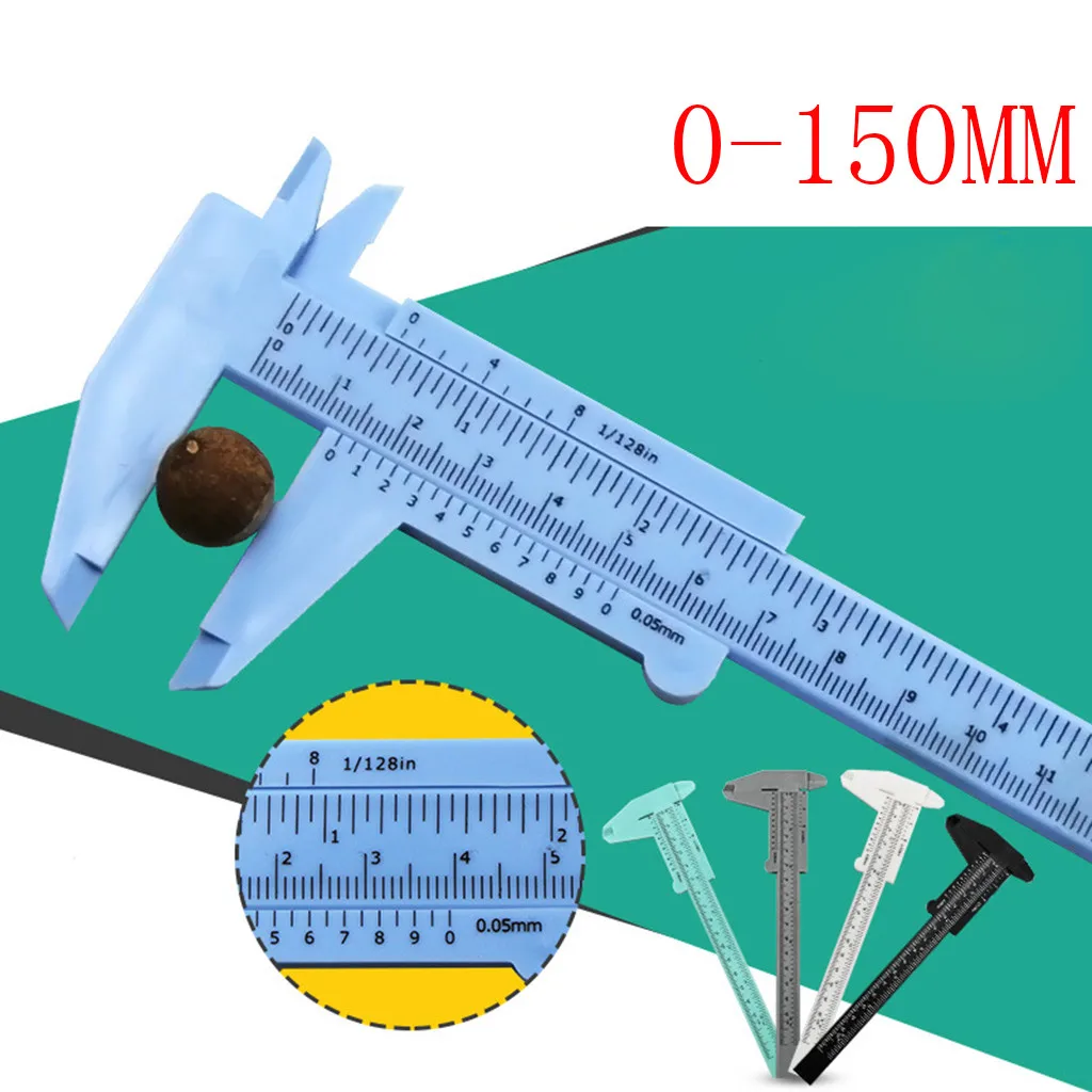 

best selling 2019 products 1Pcs 150mm Mini Plastic Student Sliding Vernier Caliper Gauge Measurement Tool tools herramientas