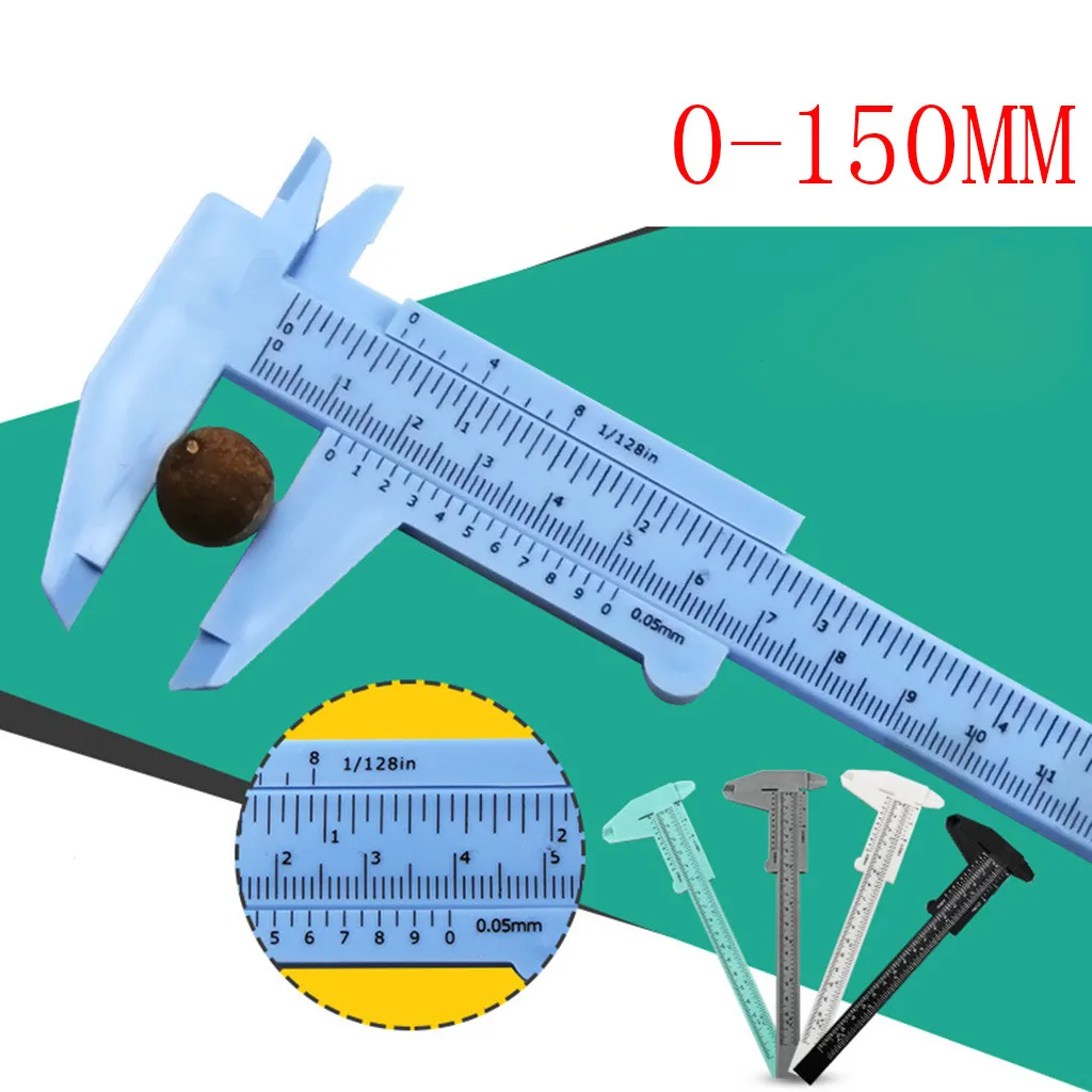 Лучшие продажи продуктов 1 шт. 150 мм мини пластиковый студенческий раздвижной штангенциркуль измерительный инструмент инструменты herramientas