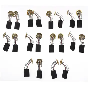 

BMBY- 20 Pcs Spring 7/11" x 7/16" x 1/5" CB303 Carbon Brushes for Makita Motor