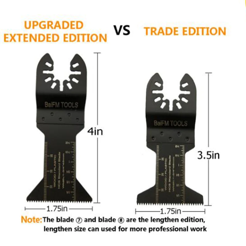 Oscillating Multi Tool Saw Blades Cutter DIY Universal For Tile Concrete Stone .
