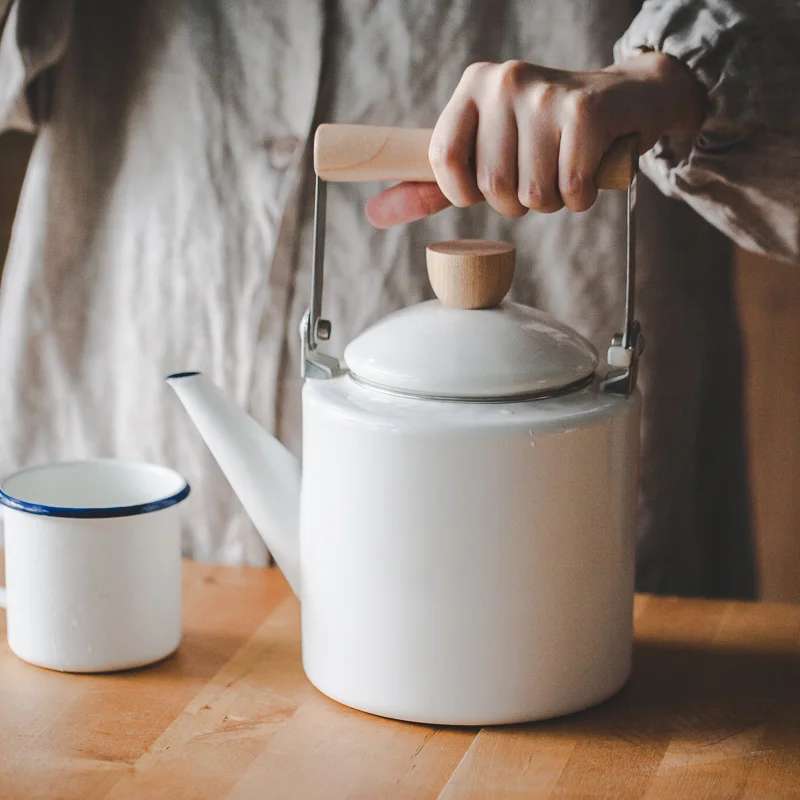 NOOLIM, японский эмалированный чайник, кулер, чайник, чайник, цветочный чайник, прямой чайник, для использования на индукционной плите, кухонный продукт