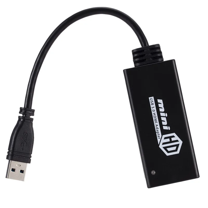 Адаптер с USB 3 0 Папа HDMI Mini HD 1080P адаптер для видеокабеля конвертер ПК и