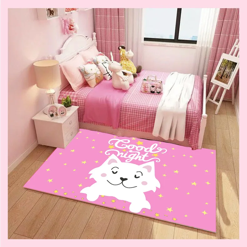 Baby Crawl Rugs Creative Unicorn Pattern 3D Carpet Children's Bedroom Game Gym Play Mats Kids Room Decor soft Carpets child gift - Цвет: 8