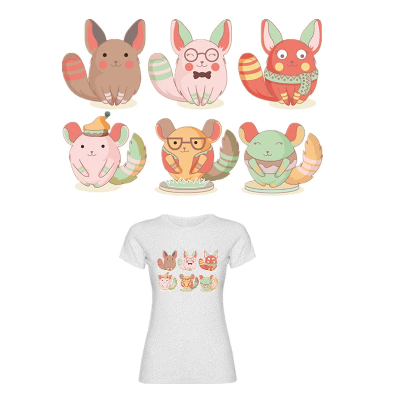 

22*15cm Cartoon Totoro Printing Iron-on Transfer Patches DIY Animals Parttern Clothes Heat Transfer Appliques Garment Accessory