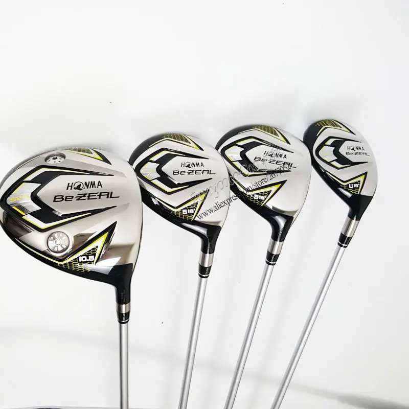Новые клюшки для гольфа HONMA BEZEAL 525 полный комплект плюс драйвер для гольфа деревянные Утюги клюшки графитовый Вал R или S вал для гольфа и сумка