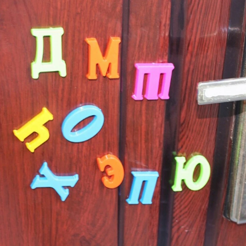 28/33 шт. арабский Россия Магнитный блочный Алфавит Детские развивающие игрушки