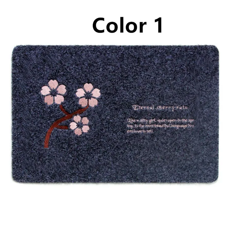 Новое поступление 60 см X 90 см домашний декоративный Придверный коврик молитва впитывающие цветы коврик для ванной гостиной спальни Противоскользящий ковер - Цвет: Color 1