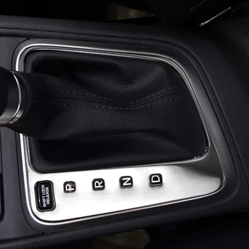 

For Hyundai Solaris 2nd 2017 2018 Gears cover panel decorative frame chrome car-styling Interior Mouldings decoration accessory