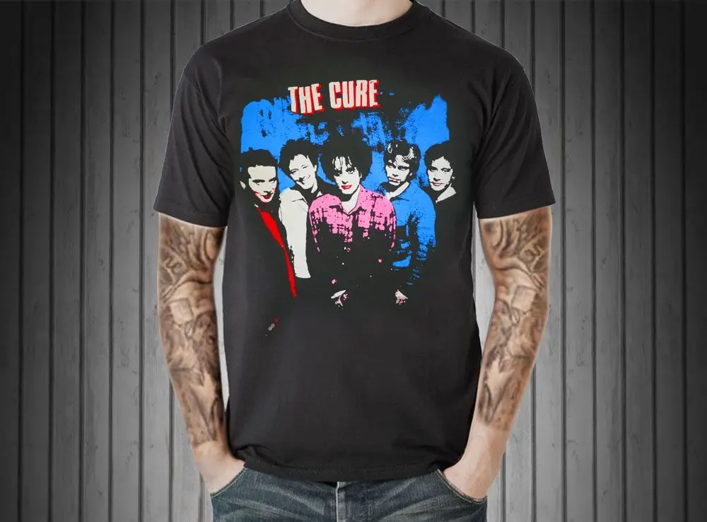 Футболка The Cure винтажная Ретро графическая футболка английская британская ❰