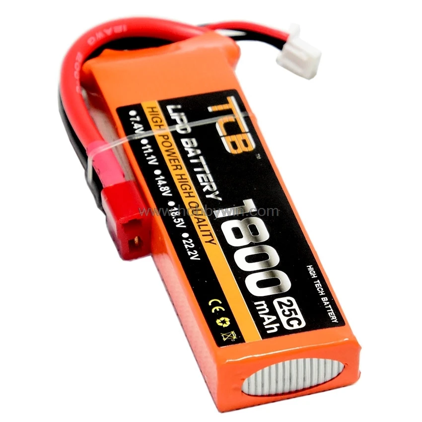 7 4 В/2S 1800 мАч 25C LiPO батарея deans T plug Burst 40C радиоуправляемая модель автомобиля