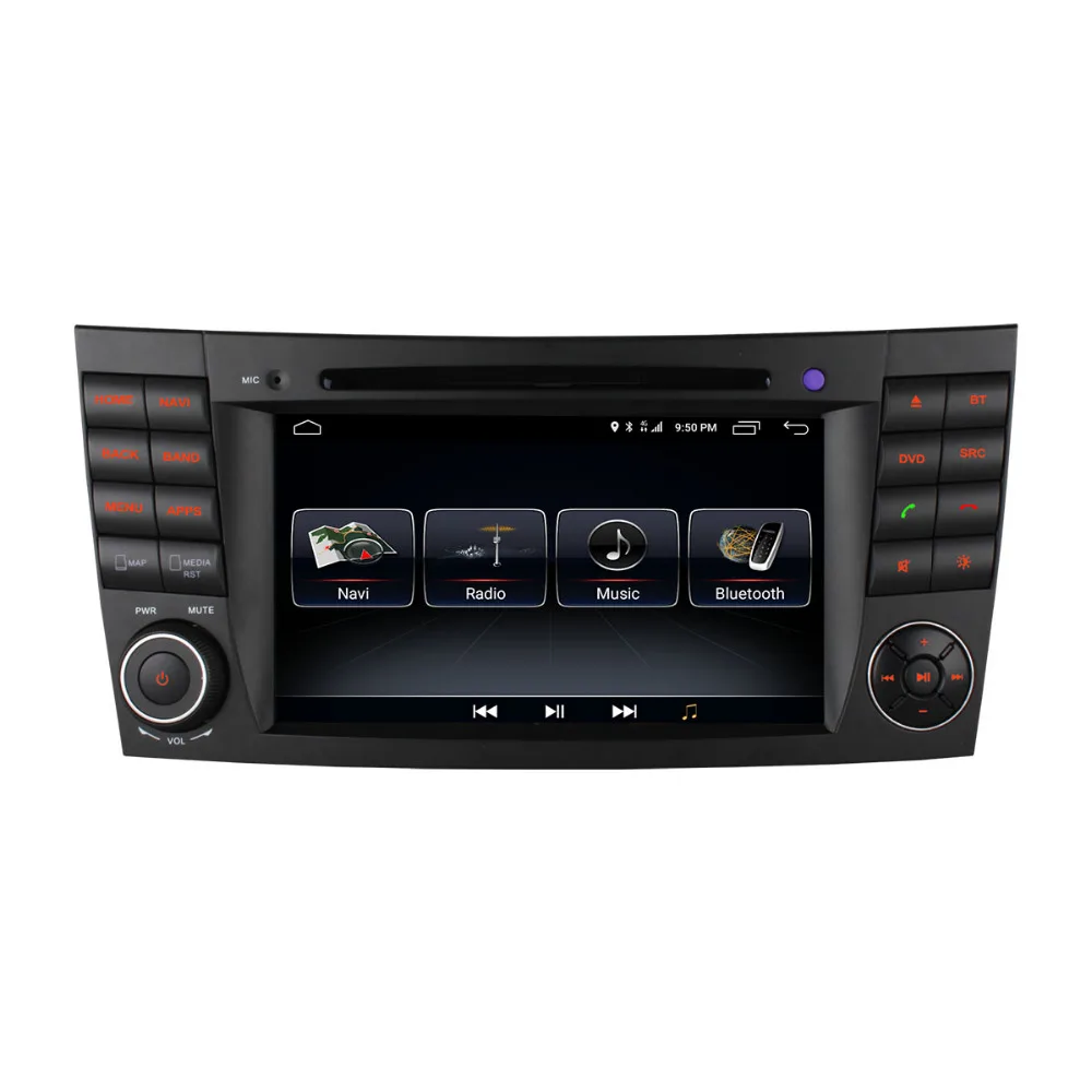 Best 4G SIM LTE Android 6.0 Octa 8 Core 1024*600 Car DVD Player for Mercedes E Class W211 W209 W219 WIFI RDS Radio GPS Map Bluetooth 10