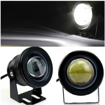

JURUS Universal 2Pcs LED Fog Light Motorcycle Lights 10W Car Spotlight Bovine Lights Circular DRL LED Car Lamps 12V Workg Light
