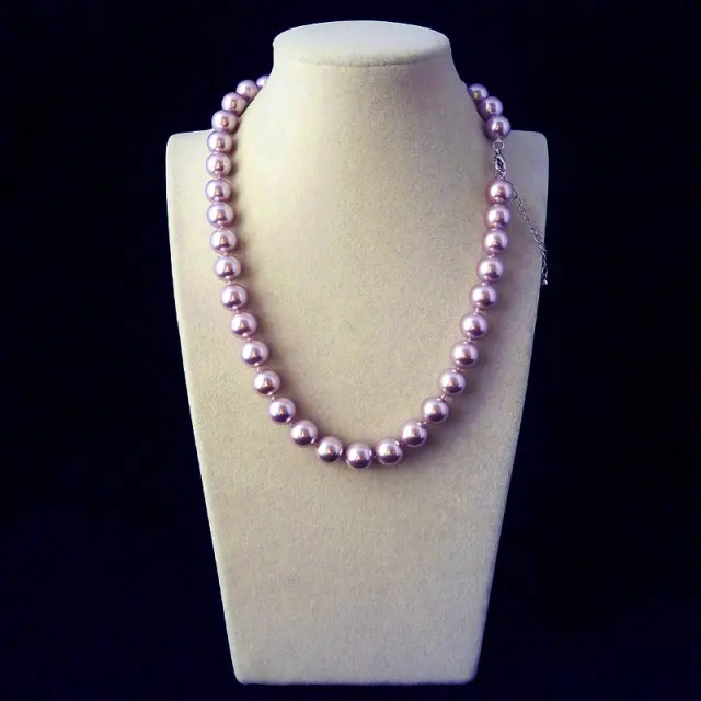 

MS 10MM purple Fashion Necklace-FES