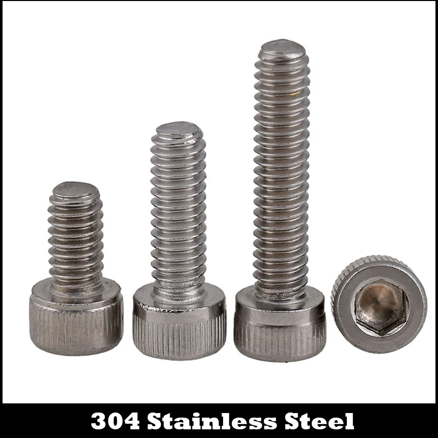 304 stainless steel outer hexagon screw 1/4" 5/16" 3/8" 1/2" screws 7/16" 