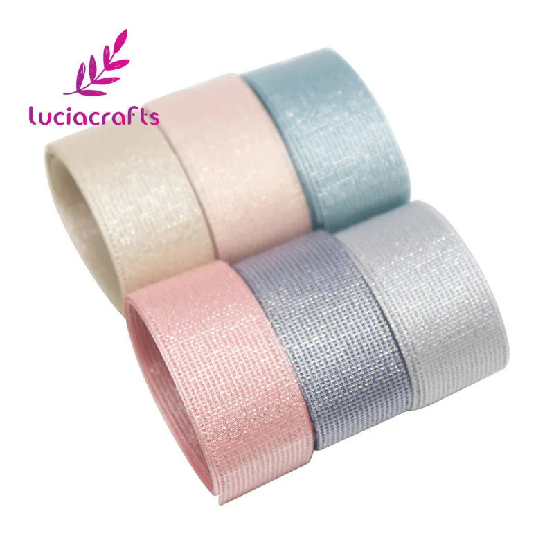 

Lucia Crafts 25mm solid color Grosgrain Ribbon DIY handmade materials wedding gift wrap 040054258