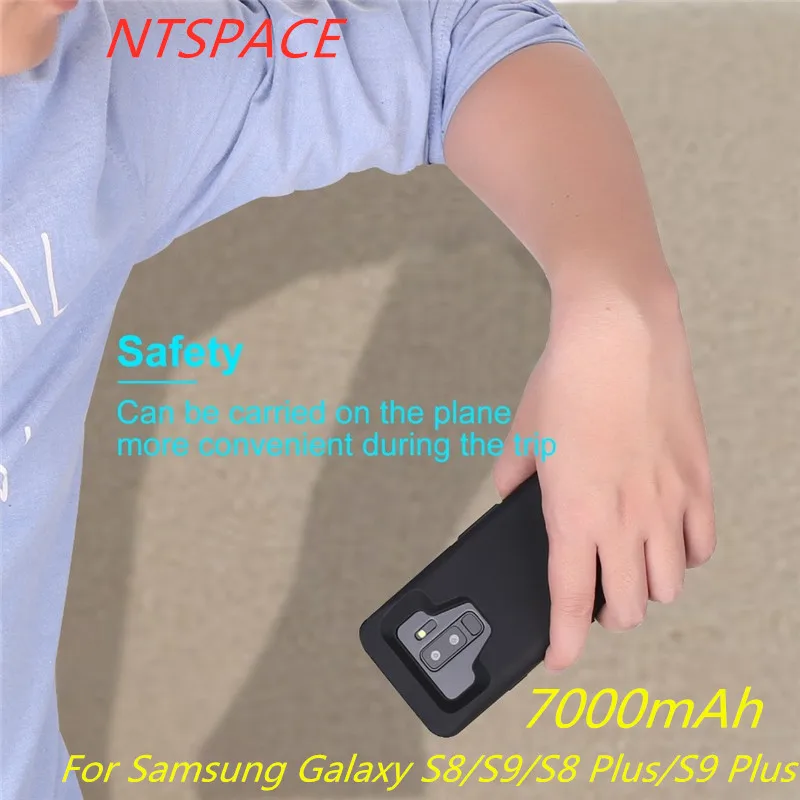 Расширенный телефон батарея мощность чехол для Samsung Galaxy S9/S8 резервного зарядного