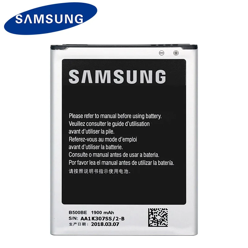 Оригинальный samsung Galaxy S4 мини i9195 I9190 I9192 I9198 i435 Батарея B500BE 4 Pin 1900 мАч с NFC | Мобильные