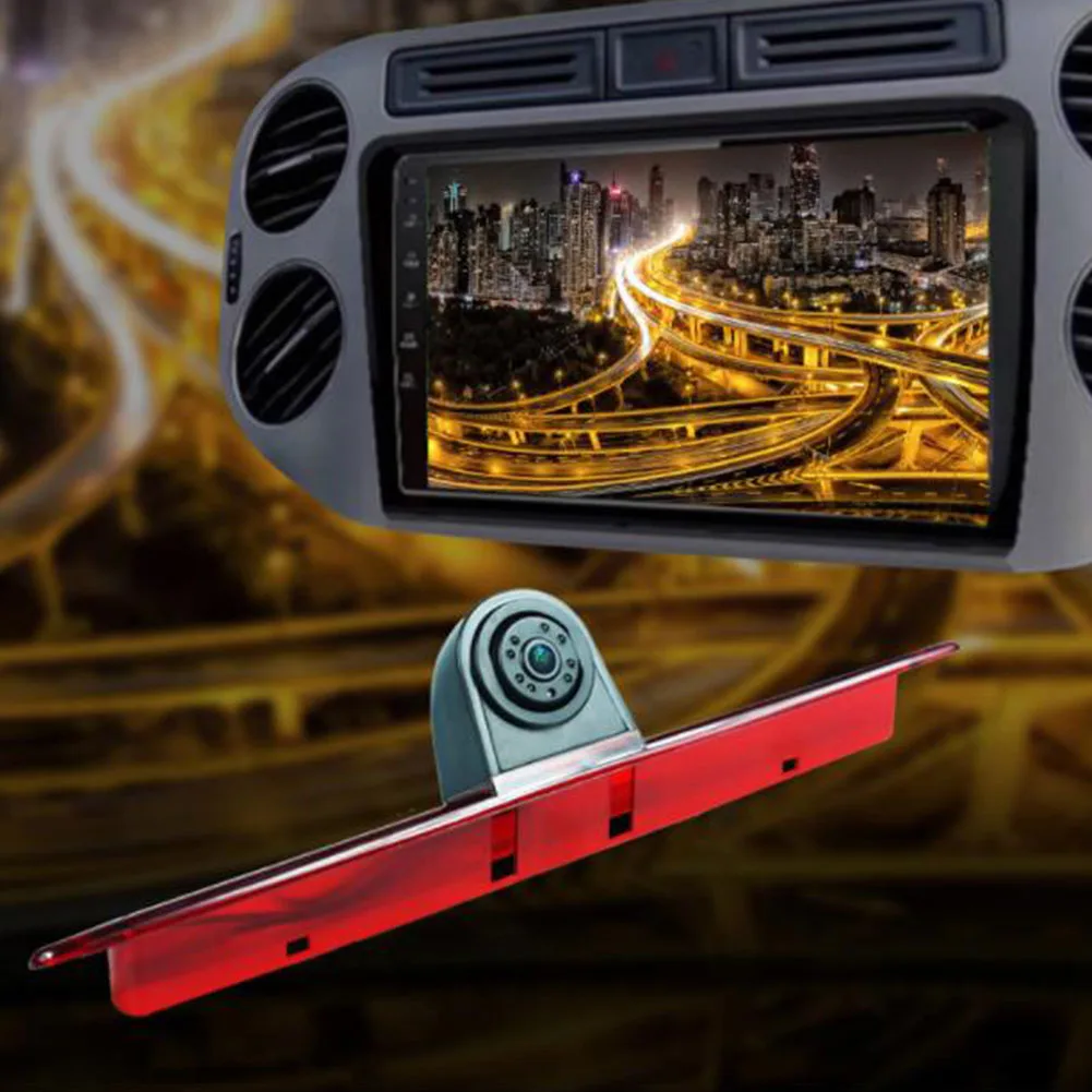 

HD Wired Safety Waterproof Car Accessories Reverse Camera Shockproof Backup Night Vision Break Light For Mercedes Sprinter