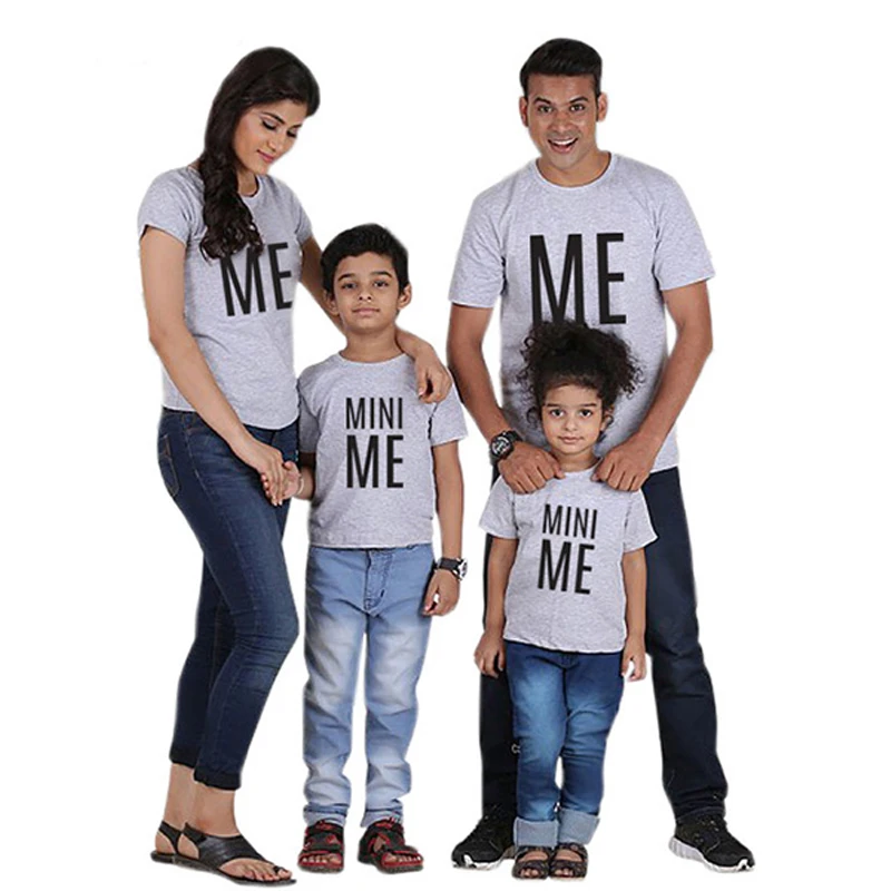 

2019 New Family Matching Clothes Cotton Matching Family Outfits Family Look T Shirt Father Mother And Son Clothes Mom And Baby