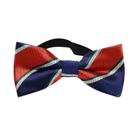 Классический Полосатый галстук-бабочка для собак, регулируемый наряд для щенка, галстук-бабочка в стиле джентльмен, галстук для щенят - Цвет: F