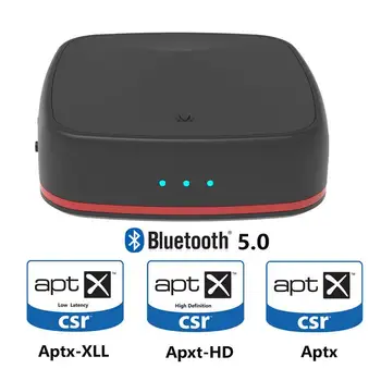 

Bluetooth 5.0 Adapter Aptx HD Transmitter Audio Receiver Optical Toslink/AUX/SPDIF for TV Headphones Soundbar Home System r15
