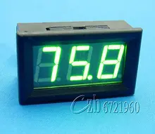 НОВЫЙ Зеленый СВЕТОДИОД Panel Meter Мини Цифровой Вольтметр ПОСТОЯННОГО ТОКА 0 В До 99.9 В трехпроводной