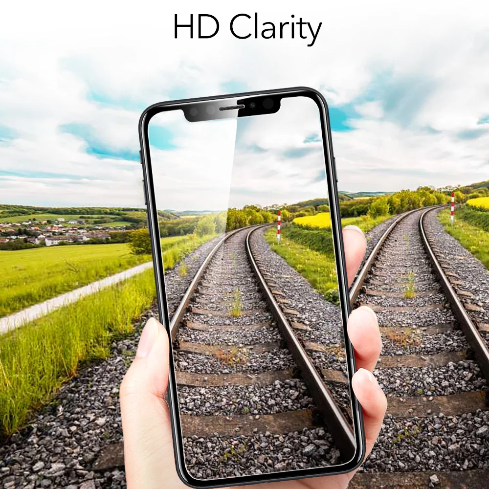 3 шт./лот ESR Защита экрана для iPhone X закаленное стекло 5X более прочная защитная пленка для iPhone 6 6S 7 8 Plus стекло+ аппликатор