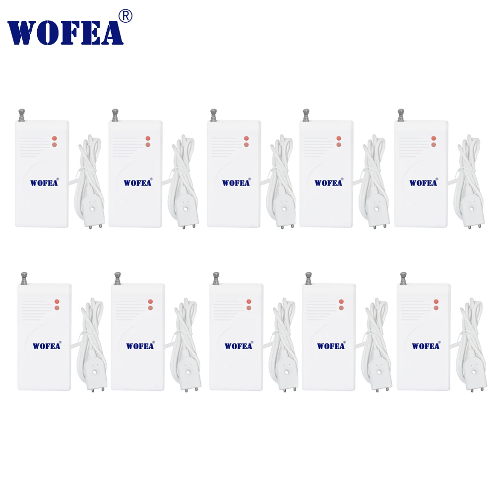 Wofea беспроводной датчик потока воды детектор утечки 10 шт./лот|lot|lot lotlot 10pcs |