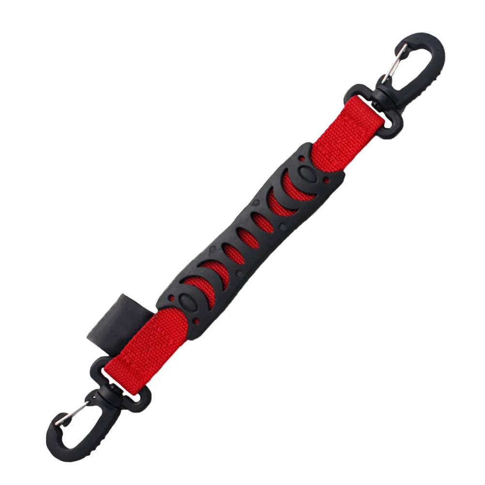 Подвесной ремень Встроенный Ролик высокой прочности удобный портативный профессиональный ручка Пряжка инструмент для переноски крюк для скейта для Powerslide - Цвет: Красный