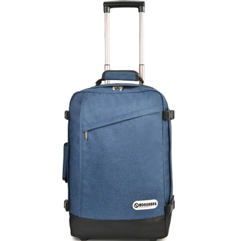 

GraspDream Large Capacity Shoulders Travel Bag Ultralight Rolling Luggage Backpack 20 inch Carry on Trolley Suitcases on Wheels