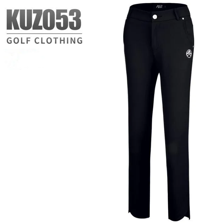 PGM, спортивная одежда для гольфа, Женская Полосатая футболка с коротким рукавом, Мягкие штаны для похудения, Женская дышащая одежда для гольфа D0752 - Цвет: pant