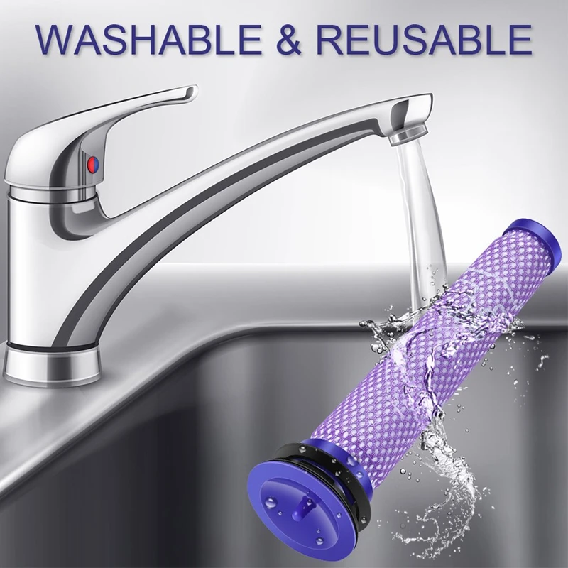 5 Pack замена фильтров для Dyson V6 V7 V8 DC58 DC59 DC61 DC62 животного беспроводной вакуумный очистители заменяет Часть #965661-01 5