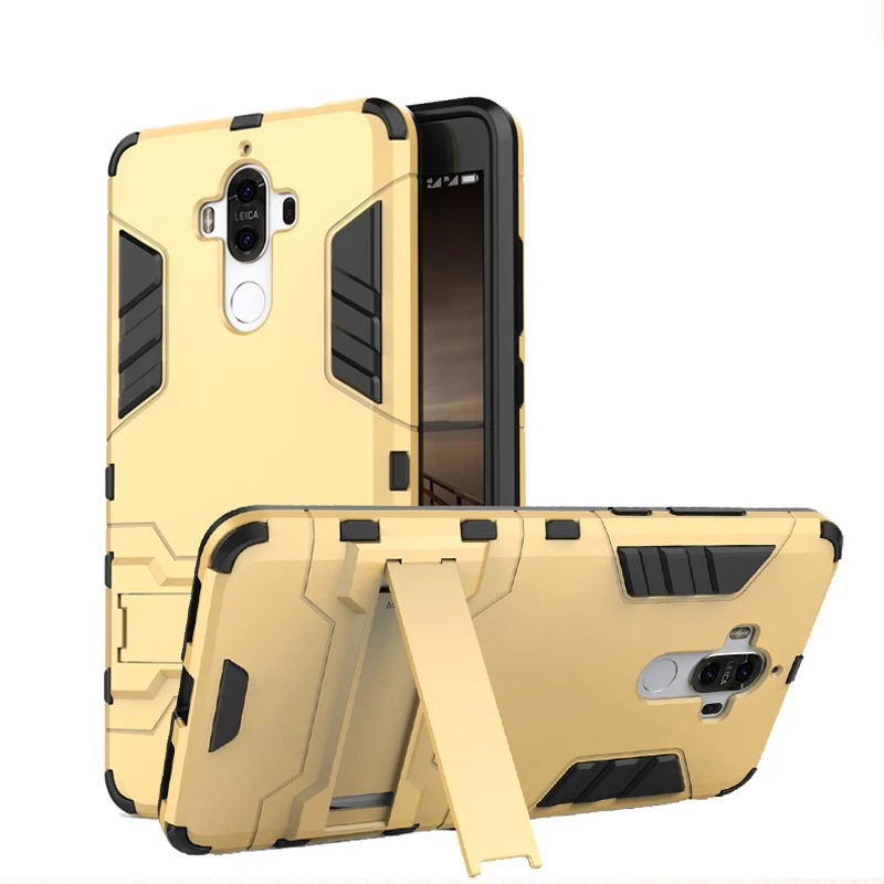 

CAPSSICUM MATE9 Armor Case for HUAWEI mate 9 PC+Silicone Hard Antiknock Shockproof Kickstand Back Cover Shell