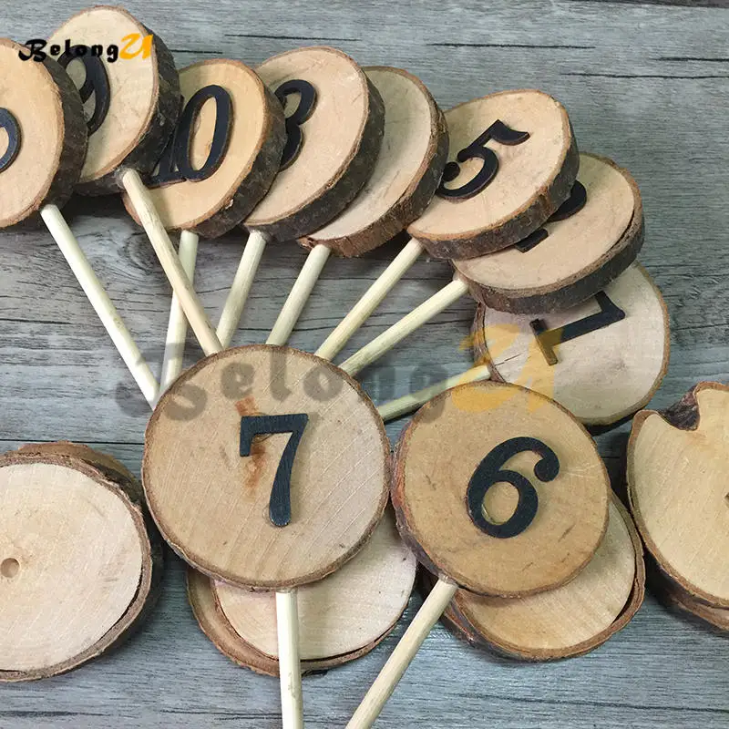 Table Numbers Wedding Decoration MUW-125-02
