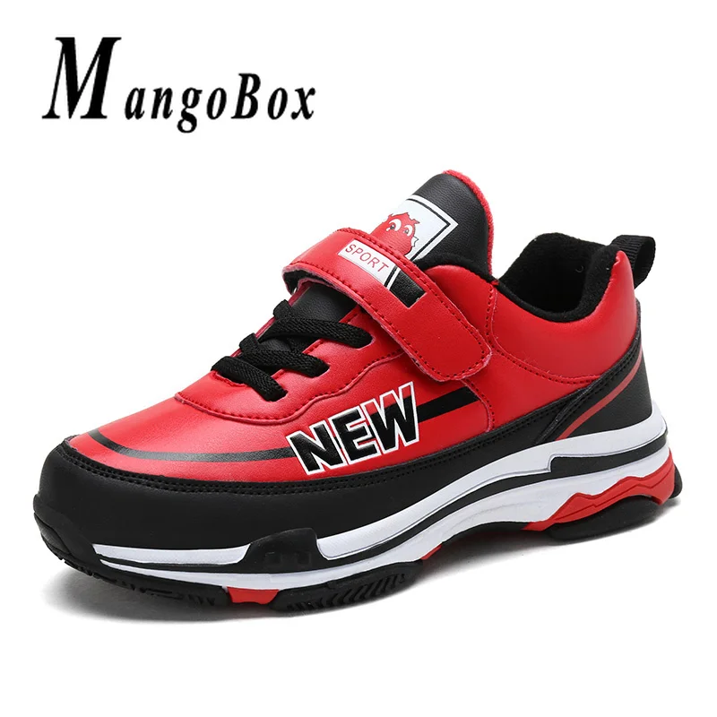 Boys Kids Sport Shoes Dark Blue Red Children Running Boys Shoes Comfortable Jogging Boys Shoes Rubber Sole Athletic Sneakers