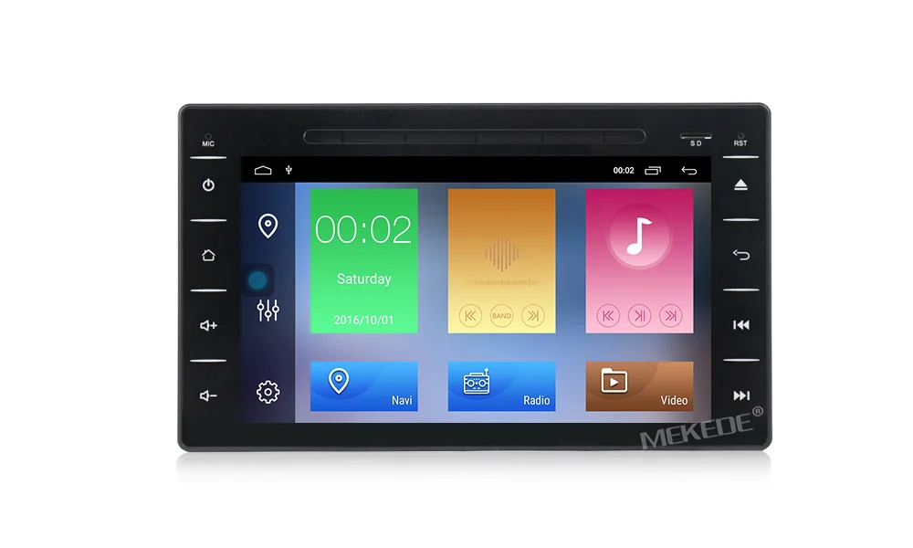 Clearance MEKEDE 2+32G Android 9.1 Car DVD multimedia Player audio radio  for Toyota Hilux 2016  Car Radio GPS Navigation BT WIFI RDS 4