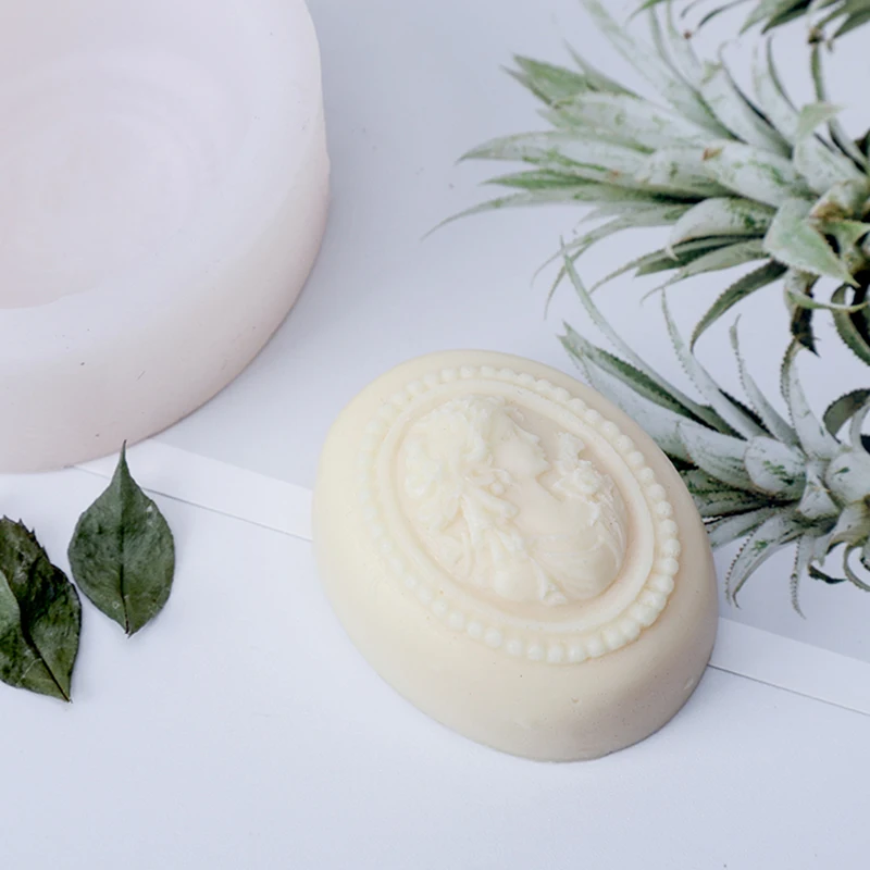 Soap Silicone Molds Pretty Girl Design for Handmade Soap