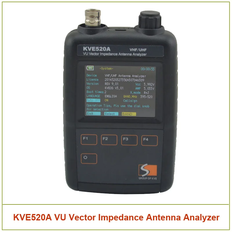 KVE520A VHF/UHF VU векторное сопротивление анализатор антенны с 5 шт. адаптеры для любительских радиоприемников KVE 520A