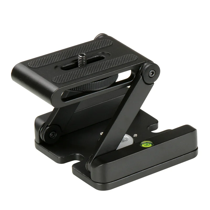 Aluminum Alloy Folding Z Flex Tilt Head Ballhead Quick Release Plate camera Stand Holder for Nikon Canon DSLR | Электроника
