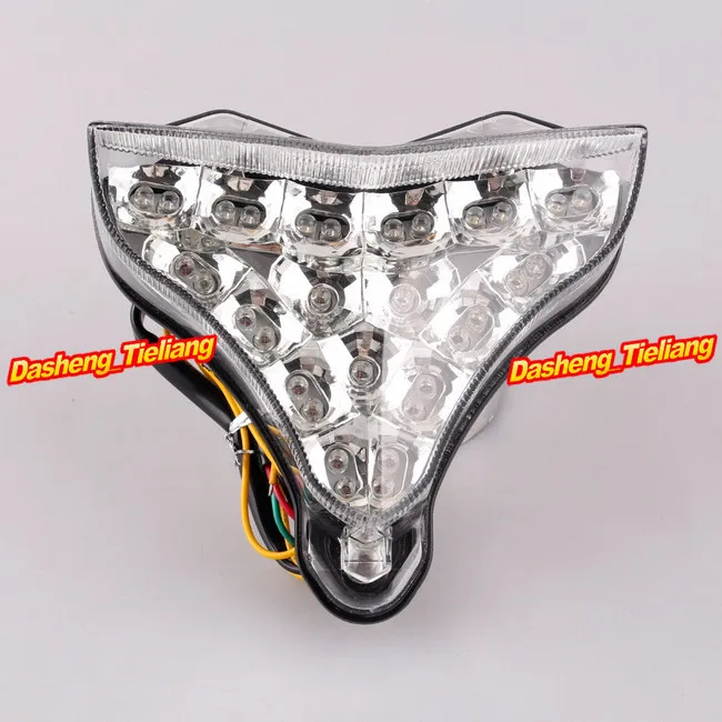 

Motorcycle Integrated LED Rear Tail Light Lamp Turning Signal Taillight For YAMAHA YZF R1 2009 2010 2011 2012 2013 Clear