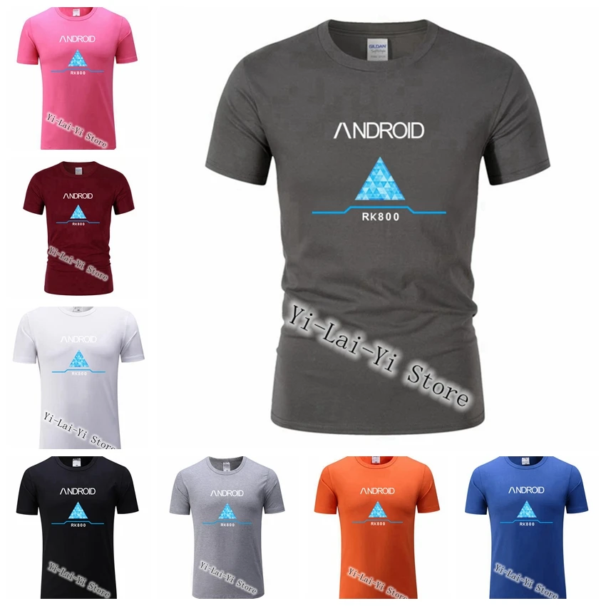 

NEW Game Detroit: Become Human Connor Android RK800 Men'S T Shirt 3D T-Shirt HipHop Pullovers Cosplay Costume Men TSHIRT Tshirts