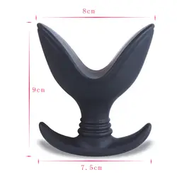 Анальный секс игрушки Butt Expander зажигания черный силиконовый Для женщин стимулятор оргазм u71227
