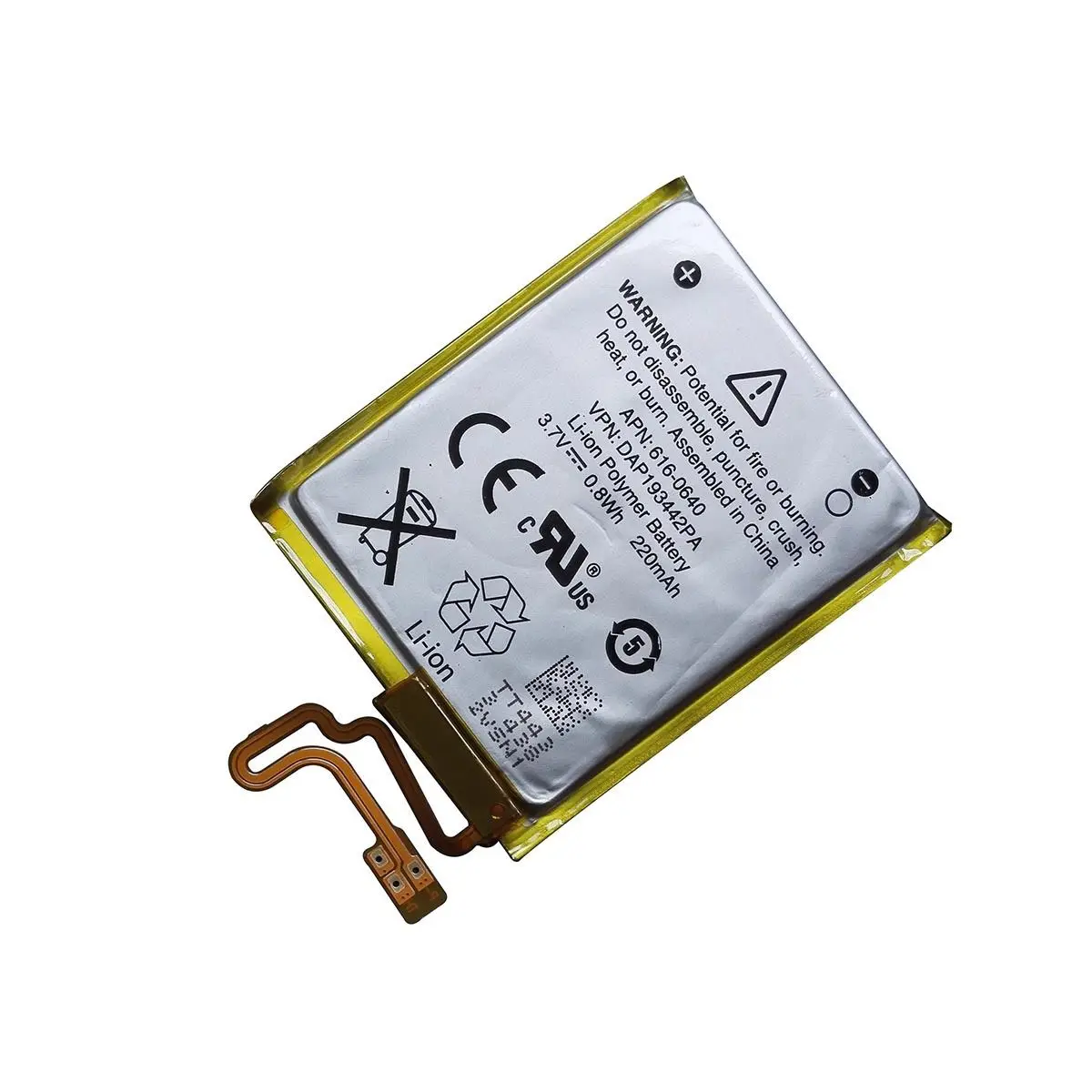 

Replacement Internal Li-polymer Battery for iPod Nano 7nd nano 7 7th Generation