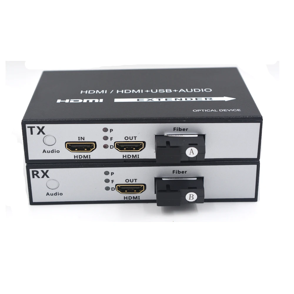 Высококачественный HDMI удлинитель сигнал по оптоволоконному кабелю до 20 км