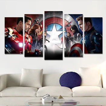 

Iron Man Avengers Wall Canvas Painting For Living Room Decoration Mural Pictures Wall Art Posters And Prints